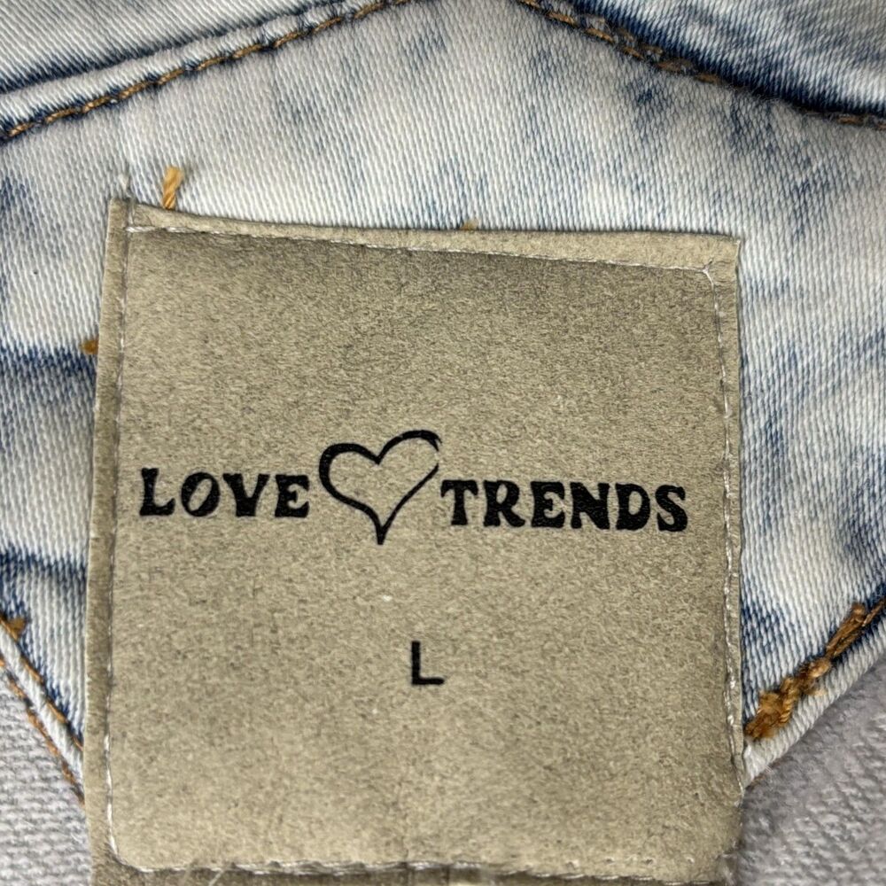 Love Trends‎ Skort Dungaree Womens Large Denim Overalls Shorts Eco-Friendly - Picture 7 of 16